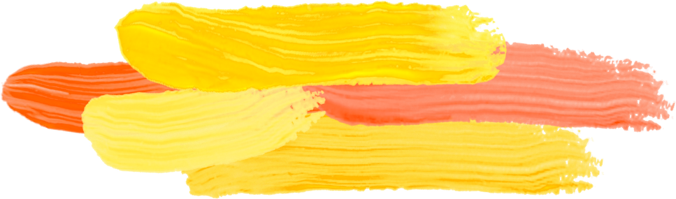 Stroke Of Yellow And Orange Paint